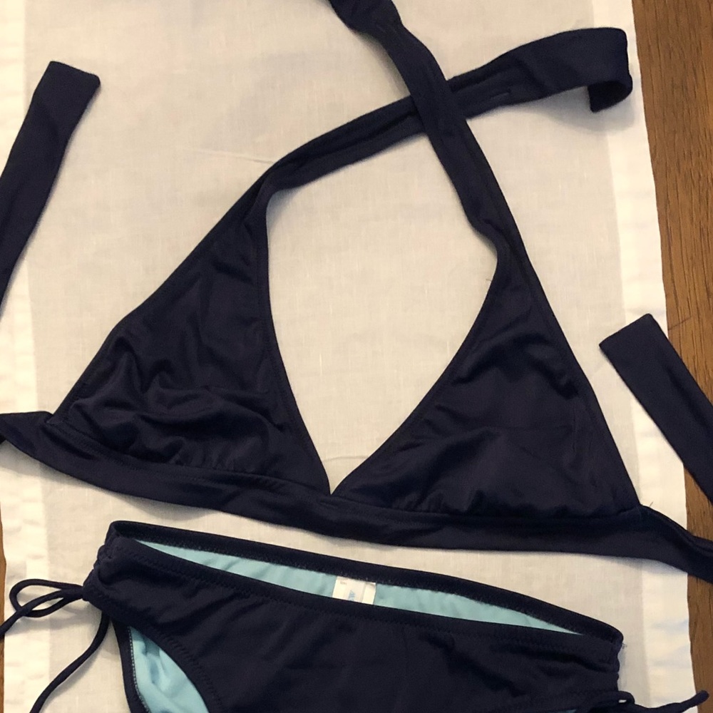 J. Crew wide band bikini top
